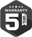 5 Years Guarantee