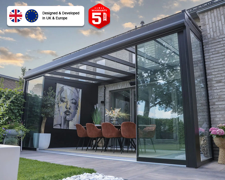 verandas designed in UK Europe